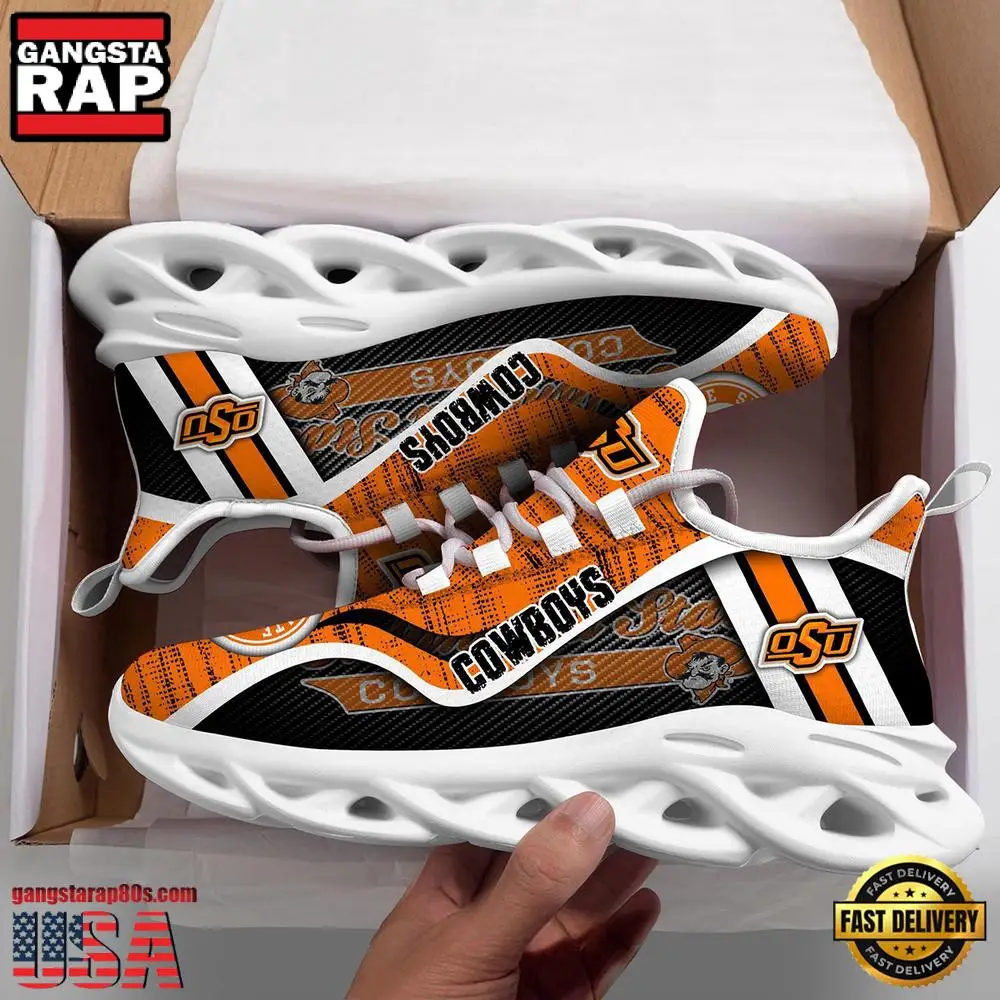 Oklahoma State Cowboys NCAA Clunky Air Max Shoes Air Cushion Sneakers