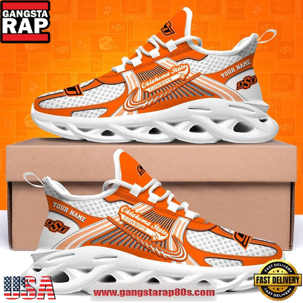 Oklahoma State Cowboys Personalized Clunky Sneaker Max Soul Shoes