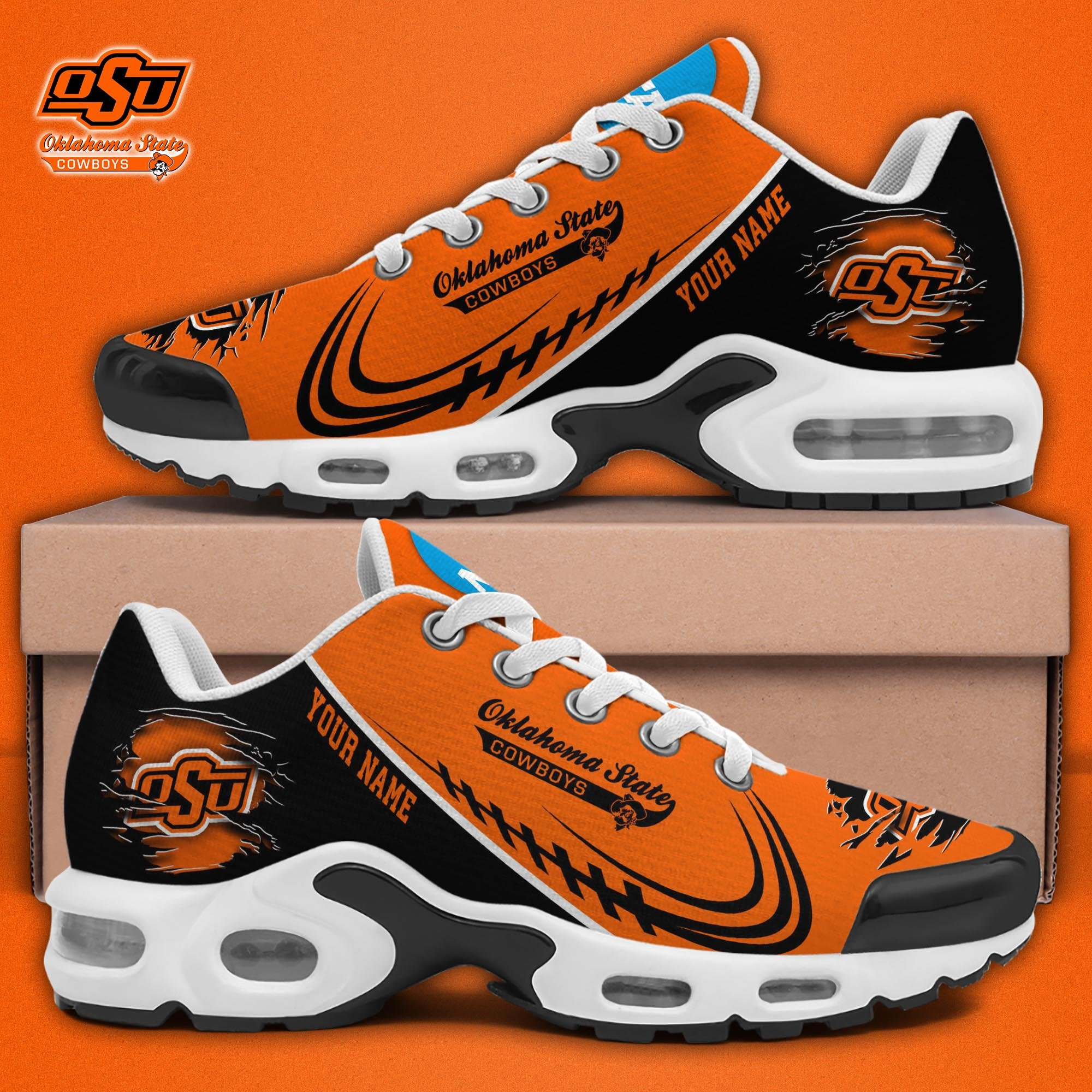 Oklahoma State Cowboys Shoes 2026 Version Custom Name
