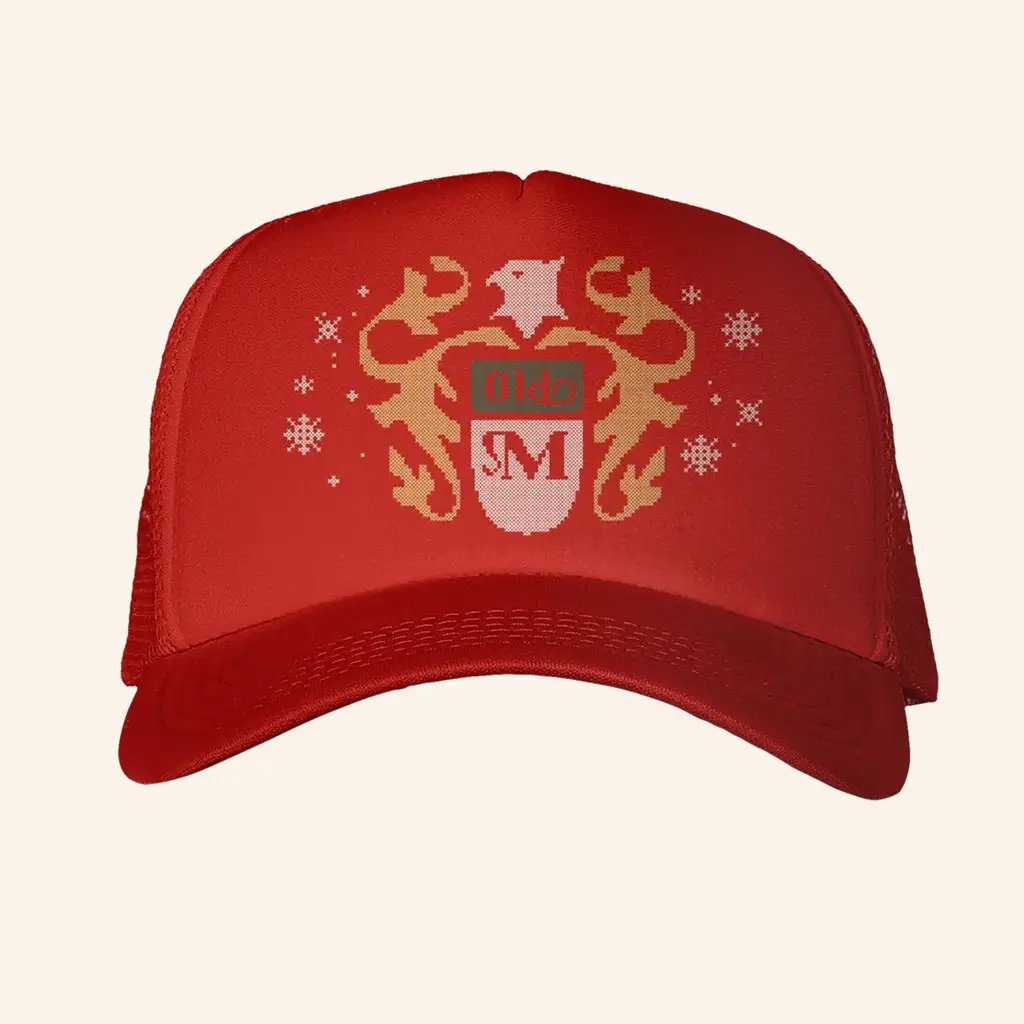 Old Milwaukee Merch Vintage Holiday Red Trucker Hat Christmas Gift Ideas For Him - WearandDecor