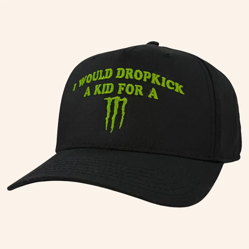 Old School Hats Merch I Would Dropkick Black Hat Embroidered Good Christmas Gifts For Boyfriend -WearandDecor