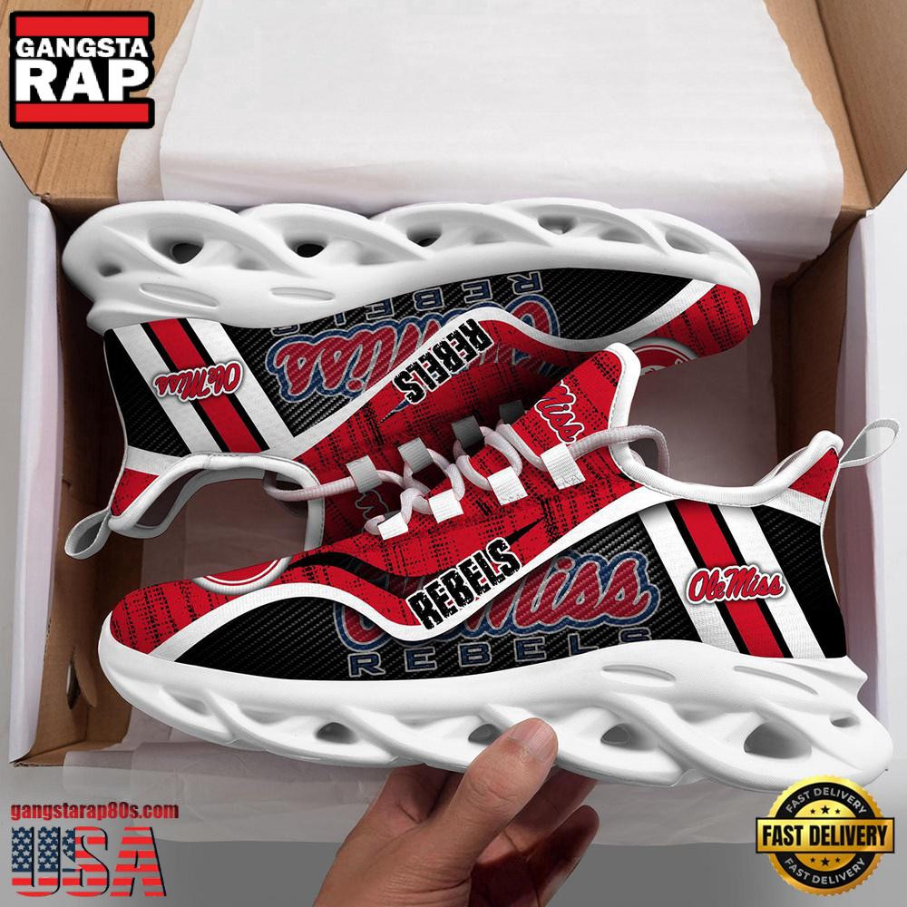 Ole Miss Rebels NCAA Clunky Air Max Shoes Air Cushion Sneakers