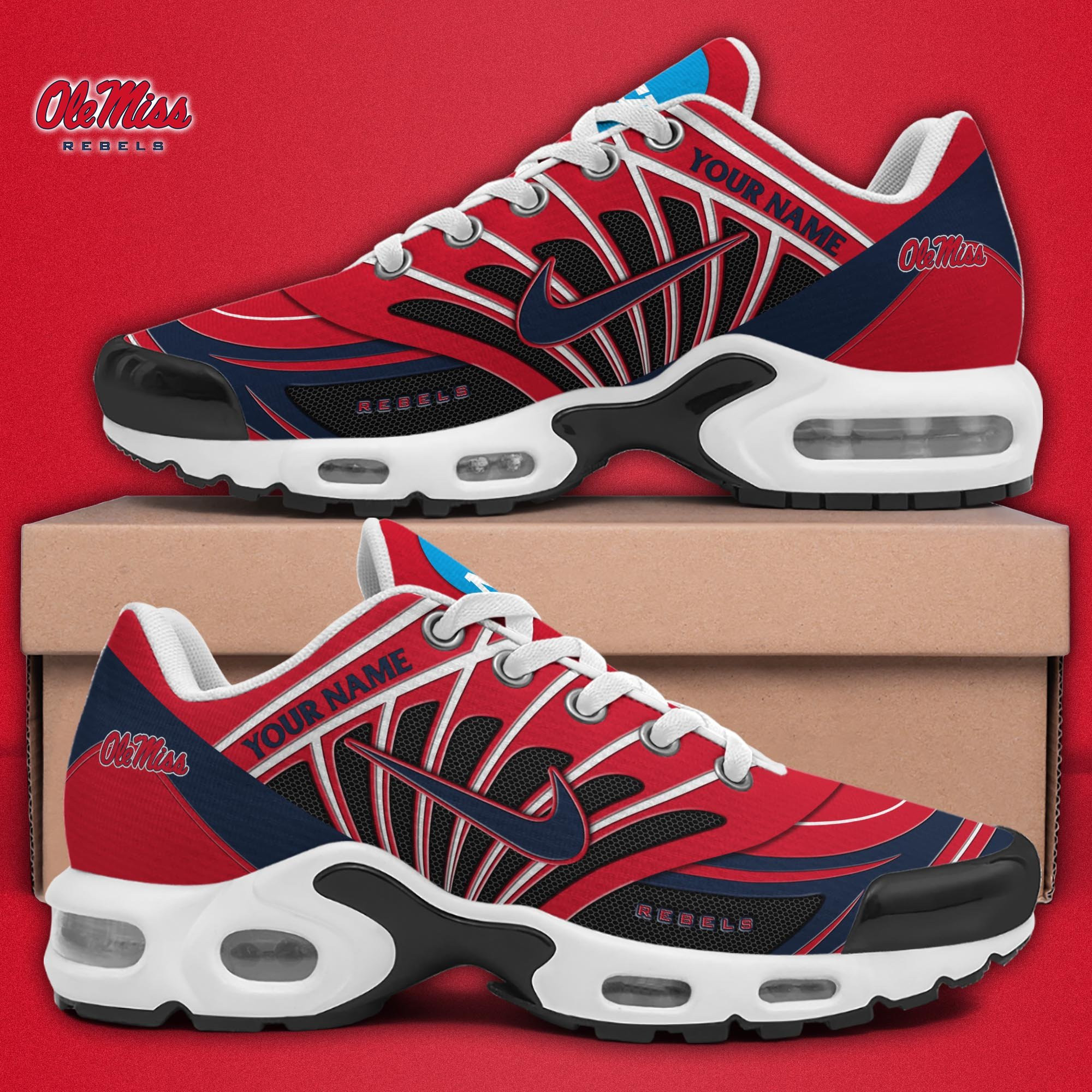Ole Miss Rebels Shoes 2026 Version Custom Name