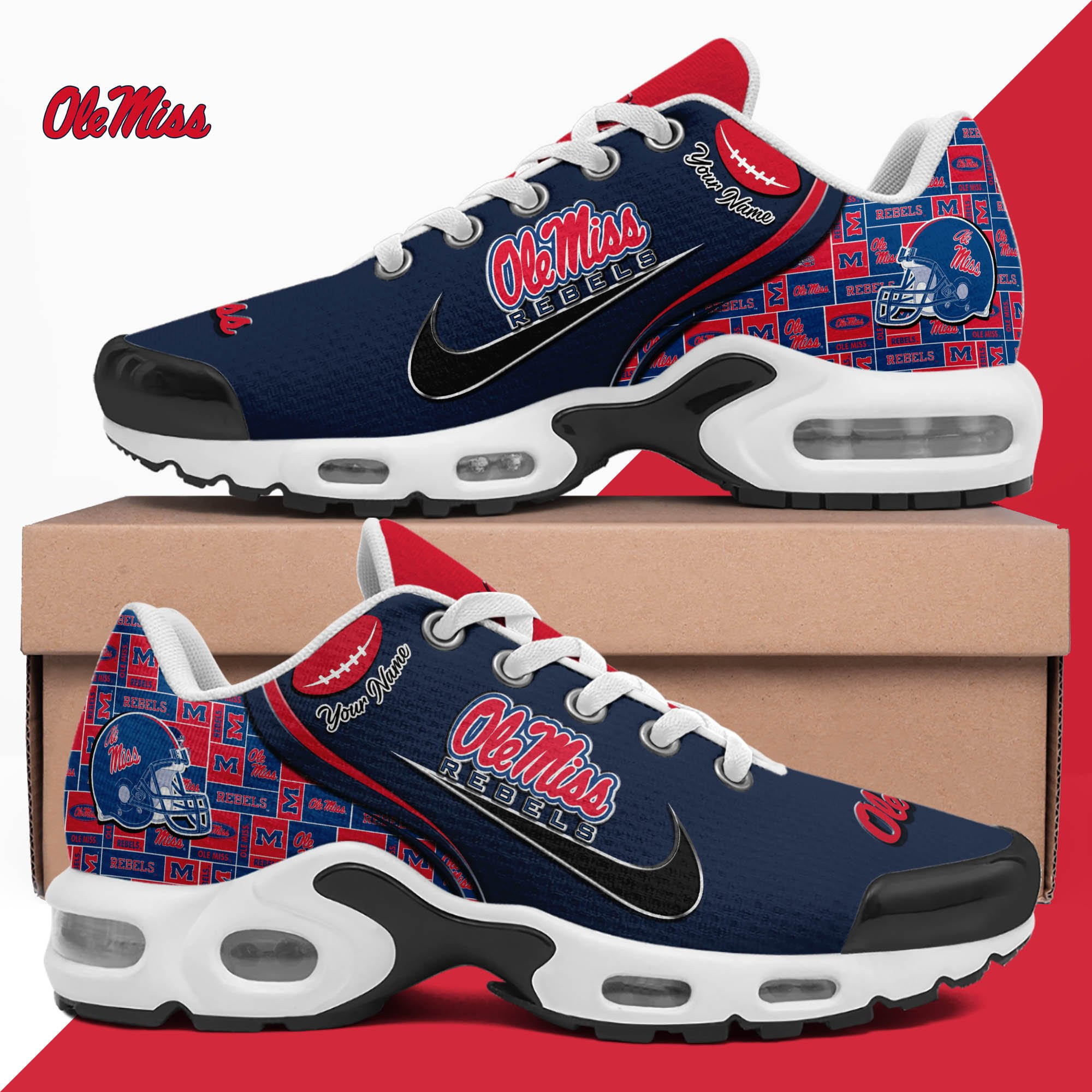 Ole Miss Rebels Shoes 2026 Version Custom Your Name 499