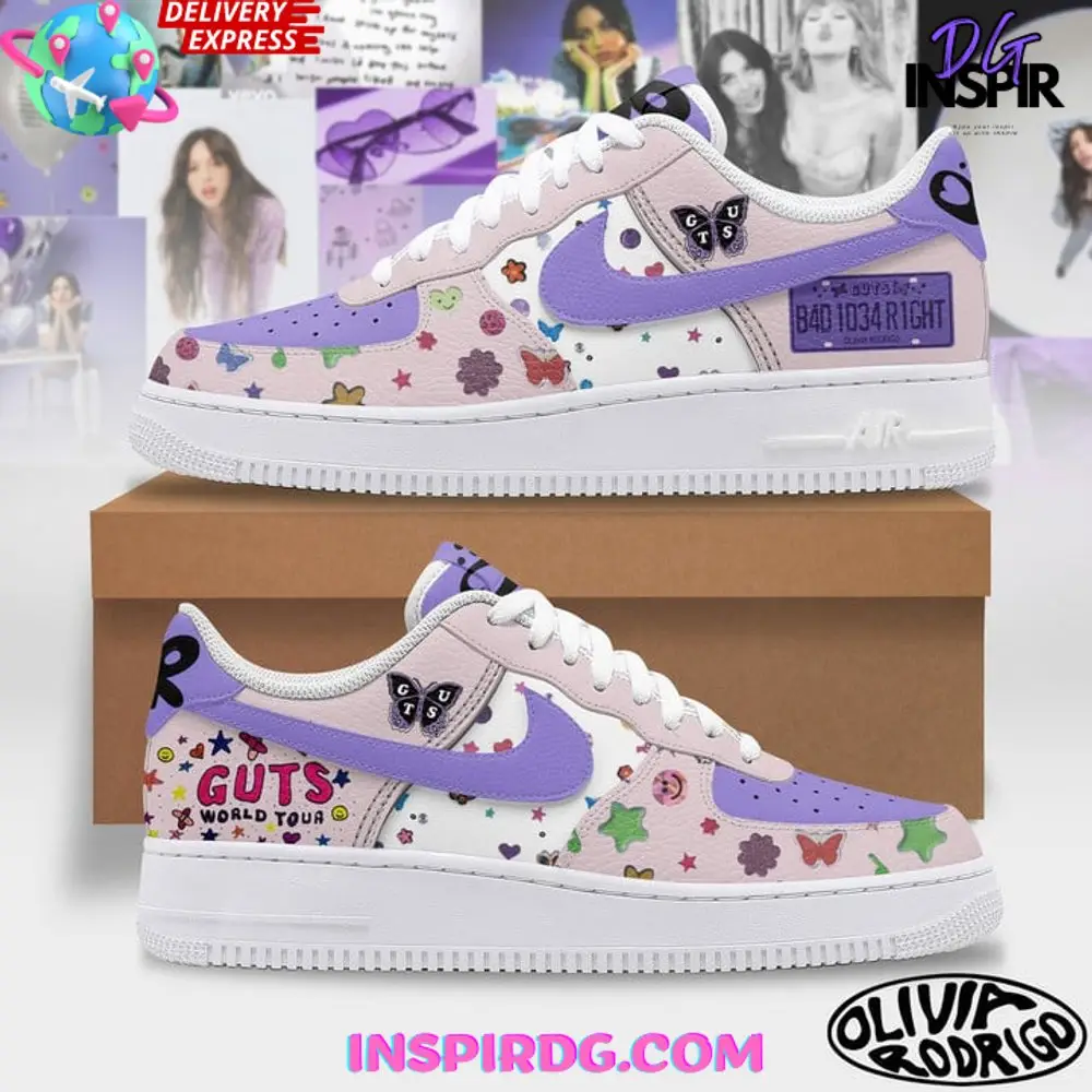 Olivia Rodrigo Guts World Tour Air Force 1 Sneaker
