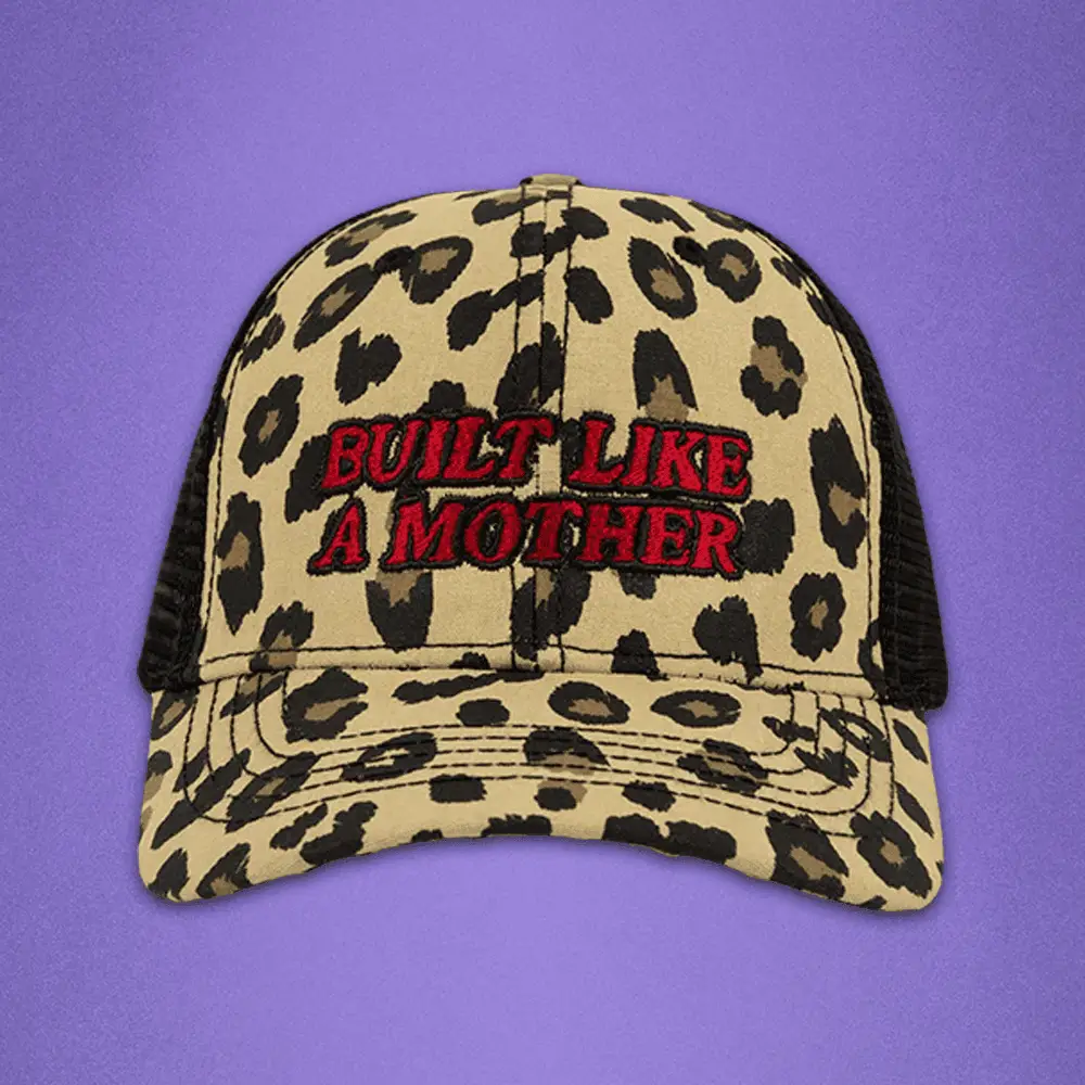 Olivia Rodrigo Merch Olivia Rodrigo Like A Mother Leopard Trucker Hat Gifts For Wife -WearandDecor