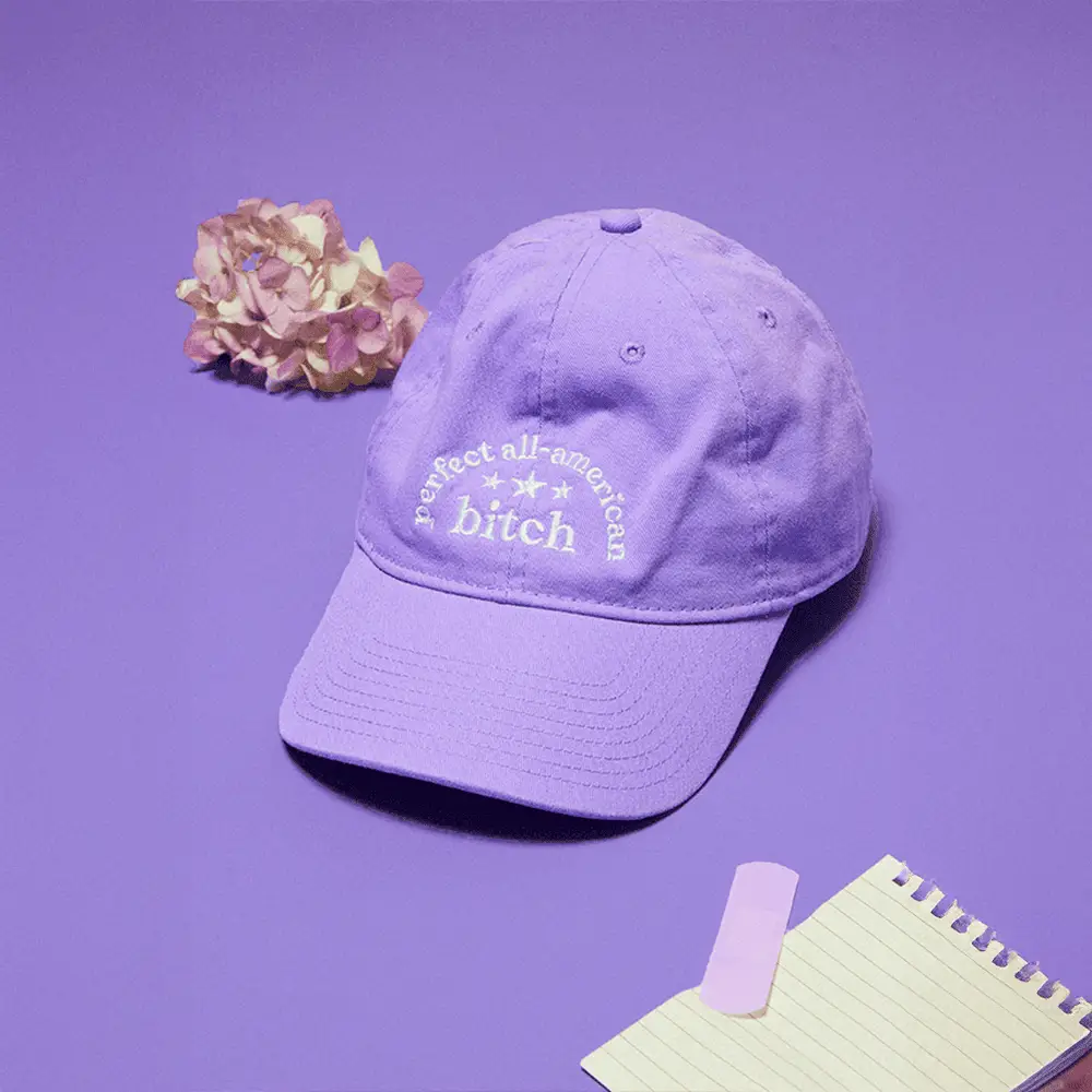 Olivia Rodrigo Merch Perfect All American Btch Hat Gifts For Sister -WearandDecor