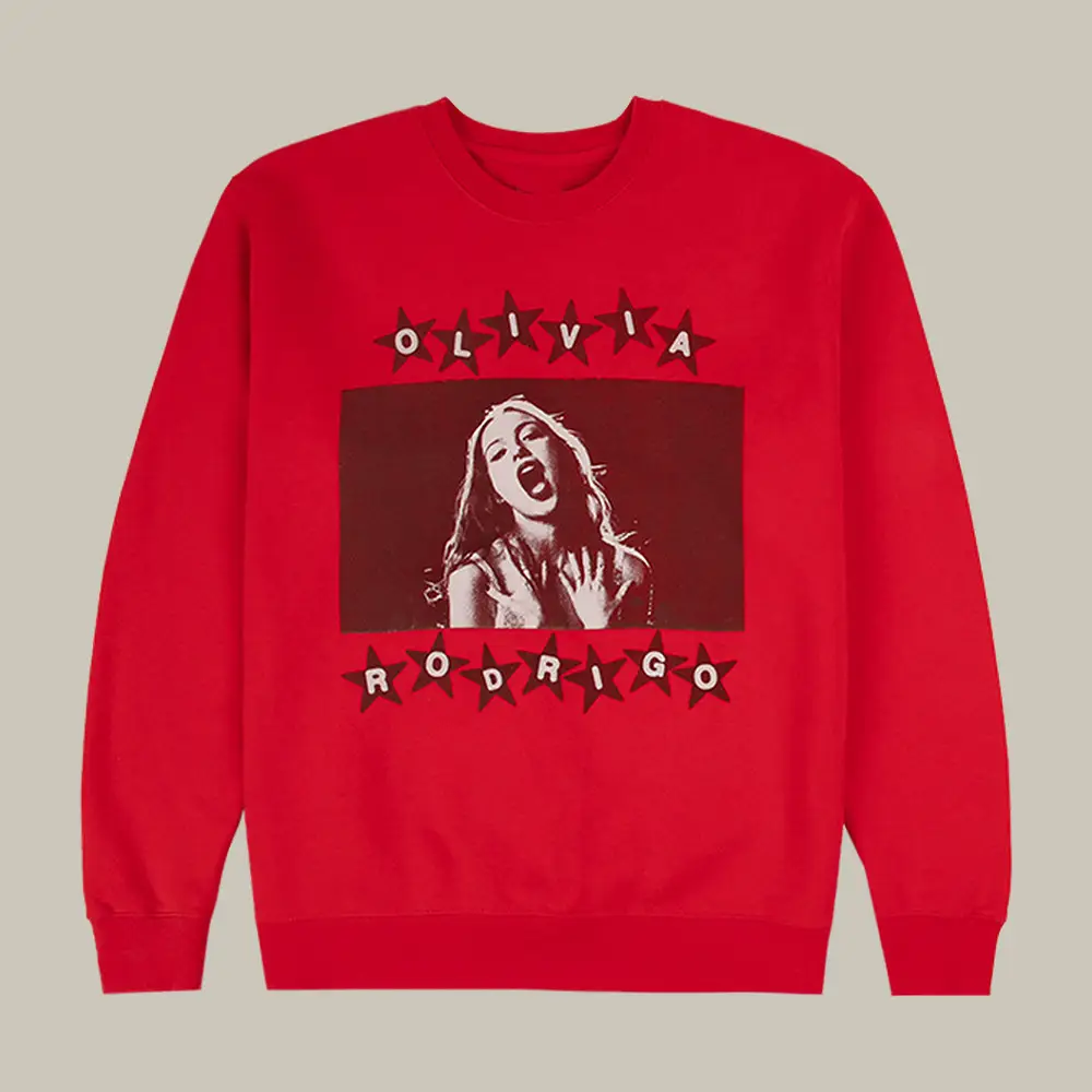 Olivia Rodrigo Portrait Sweatshirt Olivia Rodrigo Music Fan Apparel Best Present For Music Lover