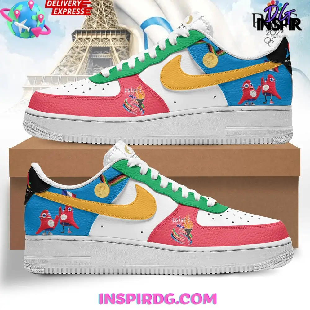 Olympic Paris 2024 Limited Edition Air Force 1 Shoes