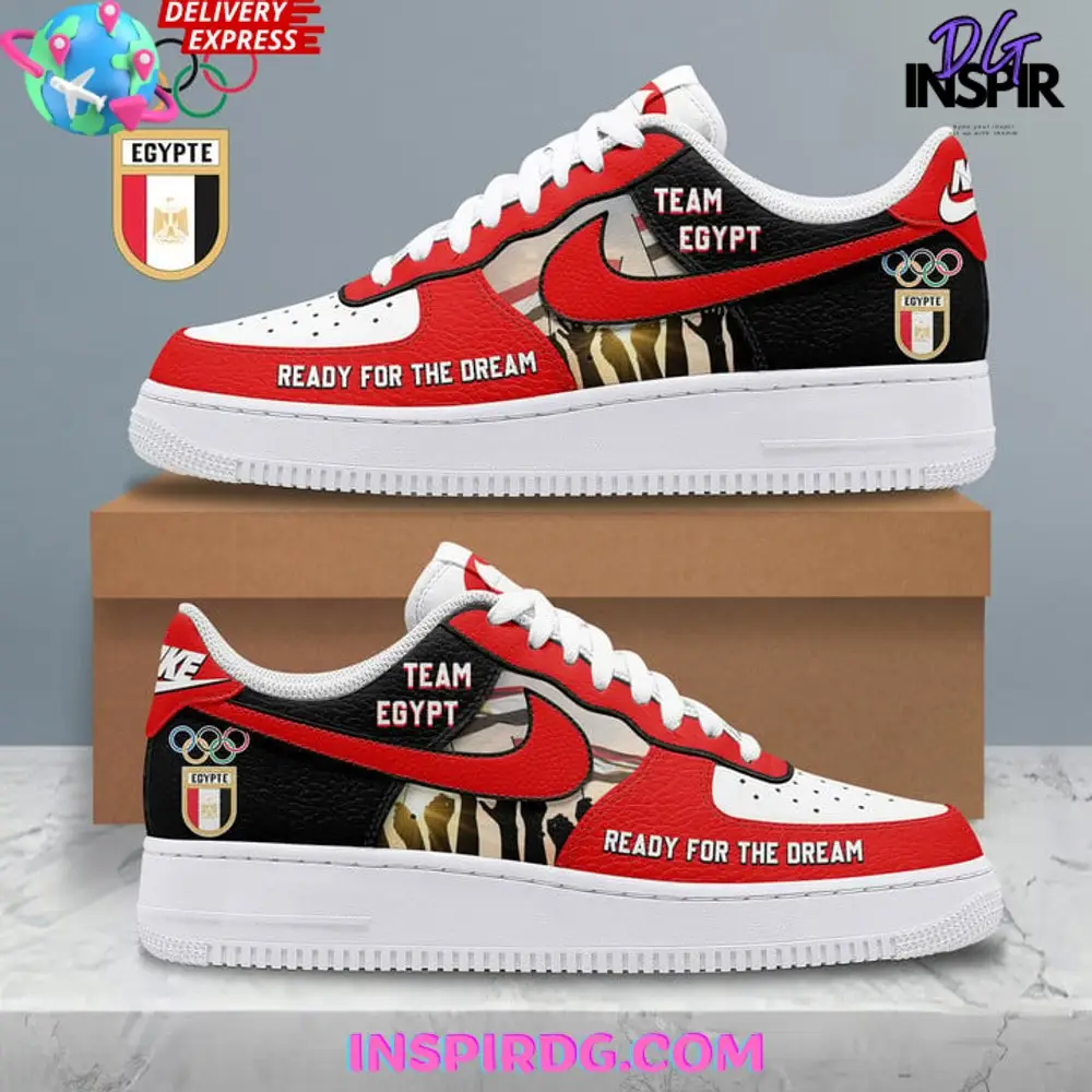 Olympics Paris 2024 Team Egypt Air Force 1 Olympics Paris 2024 Team Egypt Air Force 1 - Image 1