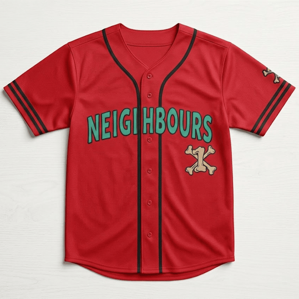 One Piece Season 2 Luffy Inaki Godoy Neighbour Baseball Jersey 2026 One Piece Merch Fan Gifts