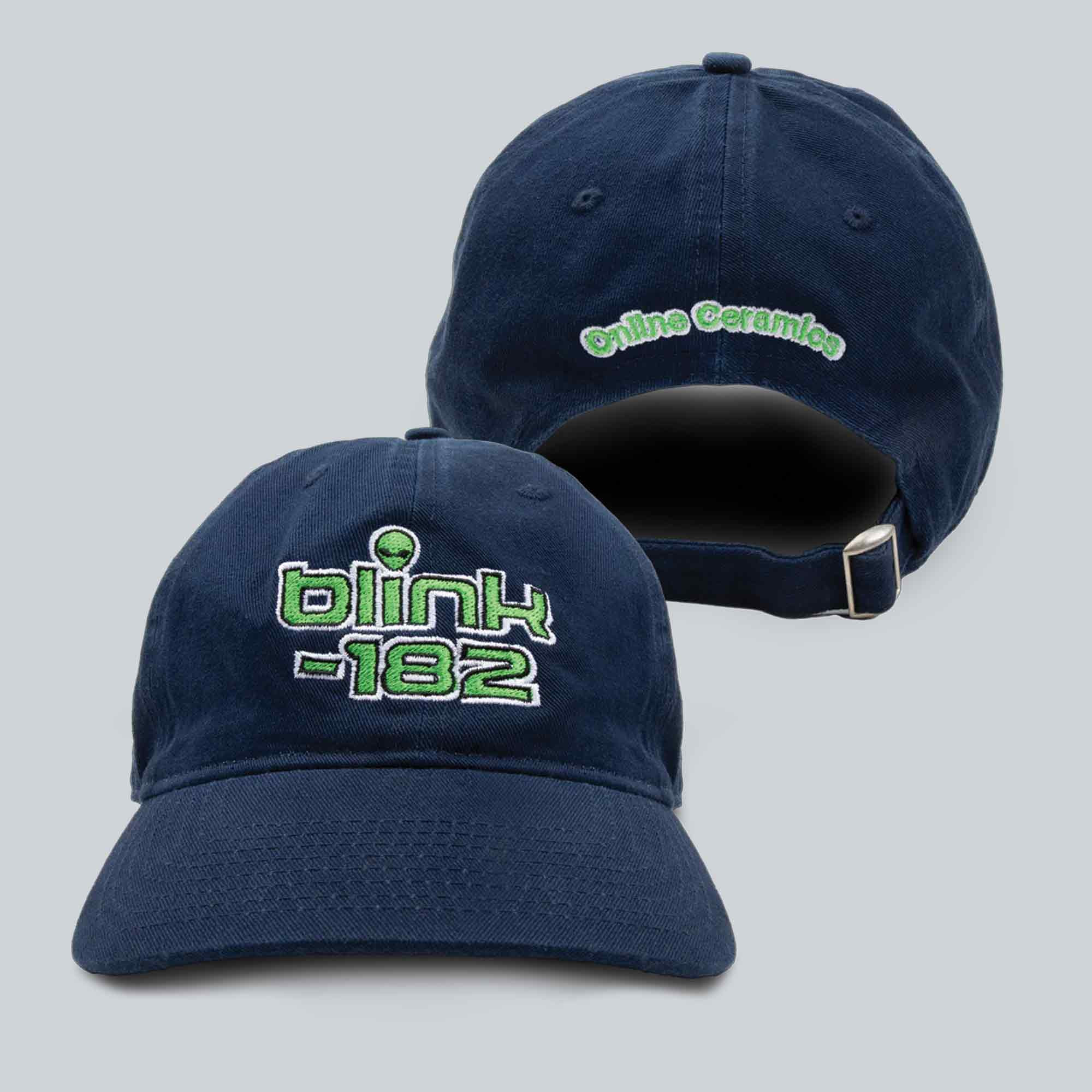 Online Ceramics Merch Blink 182 Alien Hat Punk Rock Band Cap Streetwear Style Gifts