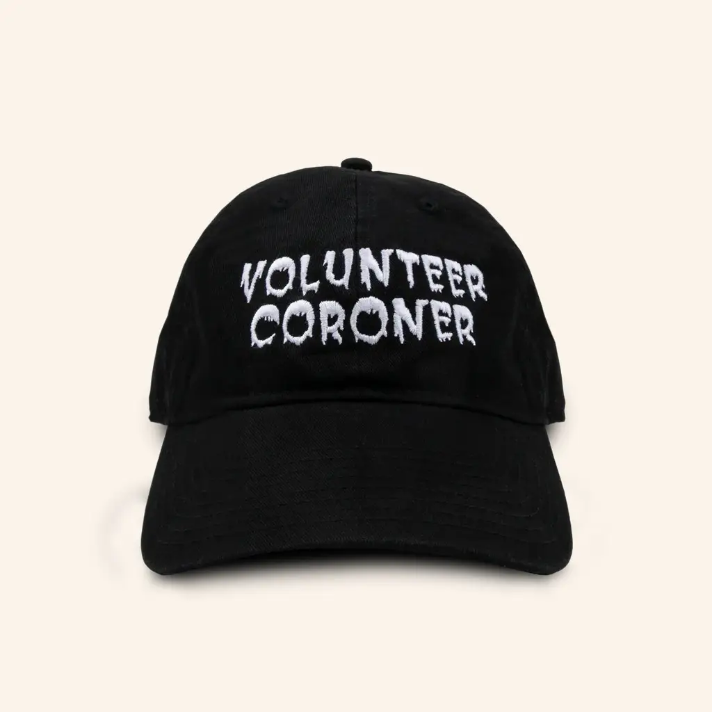 Online Ceramics Merch Embroidered Volunteer Coroner Hat Christmas Present For Dad -WearandDecor Online Ceramics Merch Embroidered Volunteer Coroner Hat Christmas Present For Dad -WearandDecor - Image 1