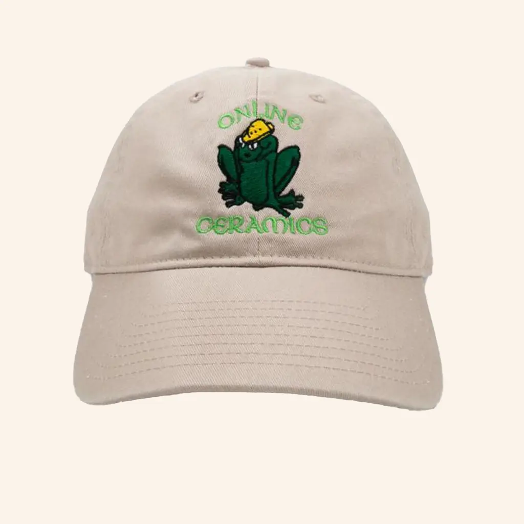 Online Ceramics Merch Frog Logo Embroidered Hat Birthday Gift Ideas For Boyfriend -WearandDecor