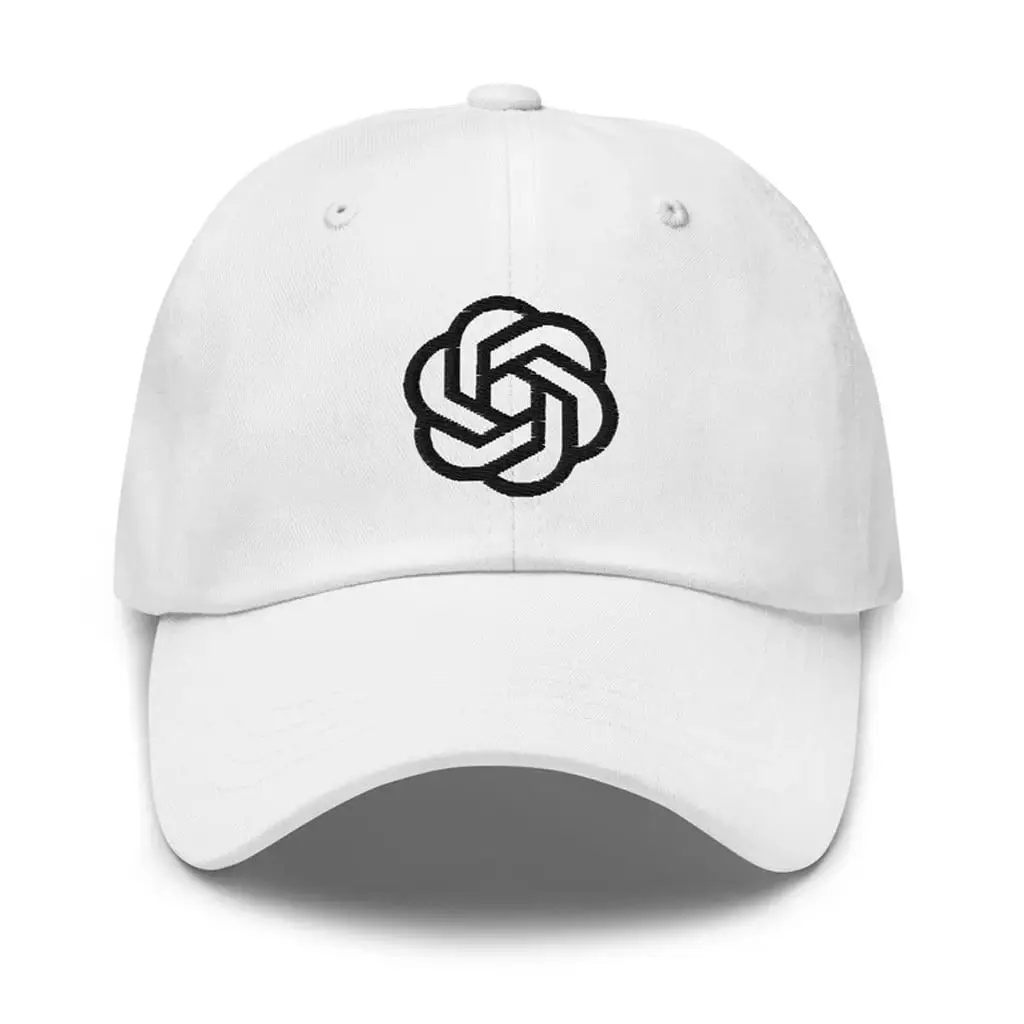 OpenAI Merch 2018 2024 OpenAI Logo Embroidered Hat Gifts For My Husband - WearandDecor