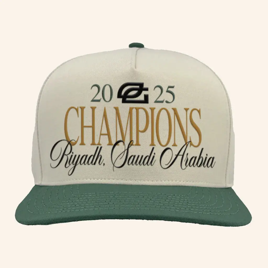 Optic Gaming Merch EWC 2025 Champions Snapback Hat Good Gifts For Boyfriend -WearandDecor