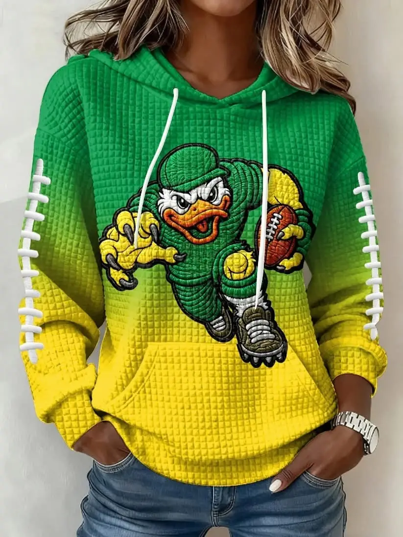 Oregon Ducks Hoodie Women's Game Day Clothes Oregon Ducks Football Merch Best Gifts For Fans