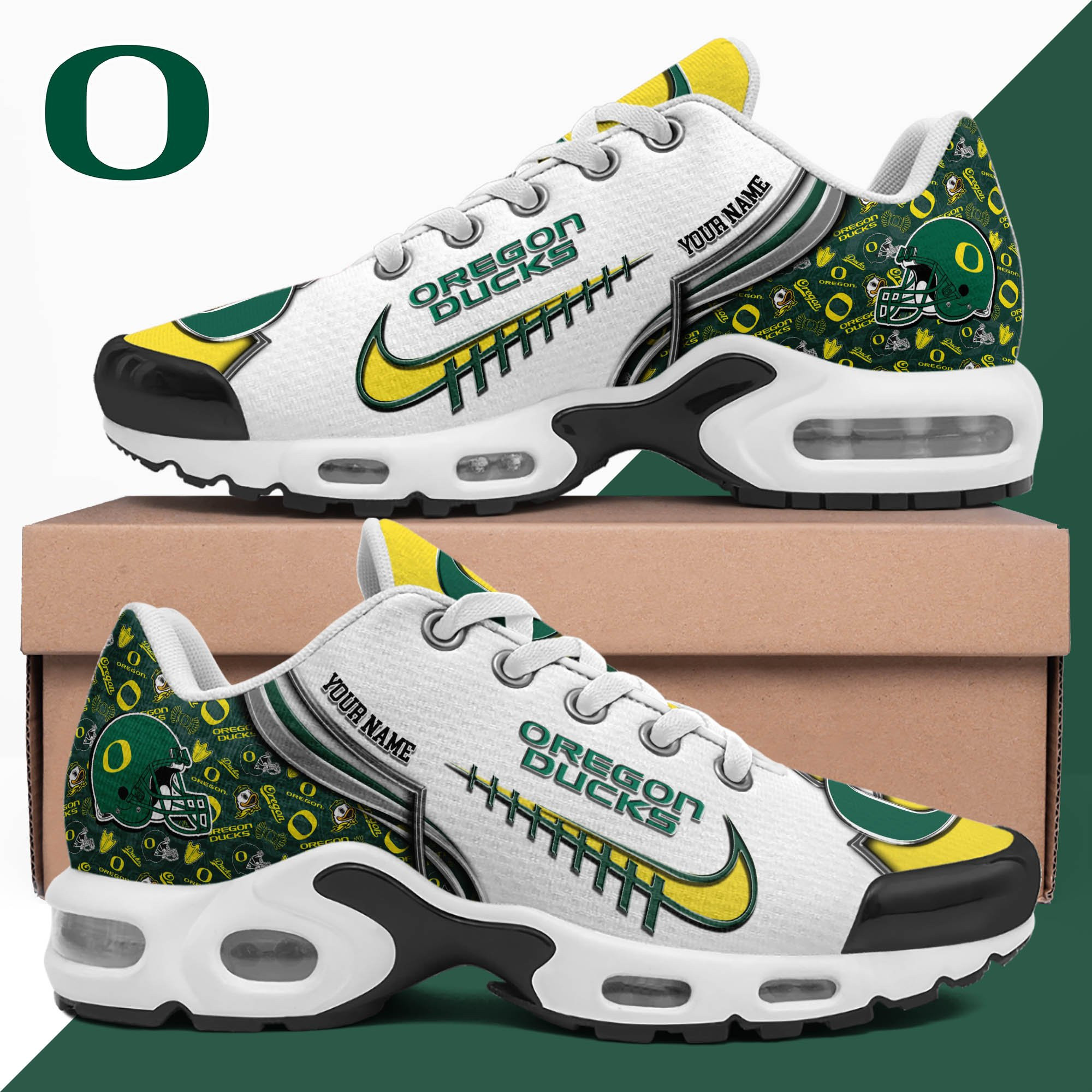 Oregon Ducks Shoes 2026 Version Custom Your Name 642