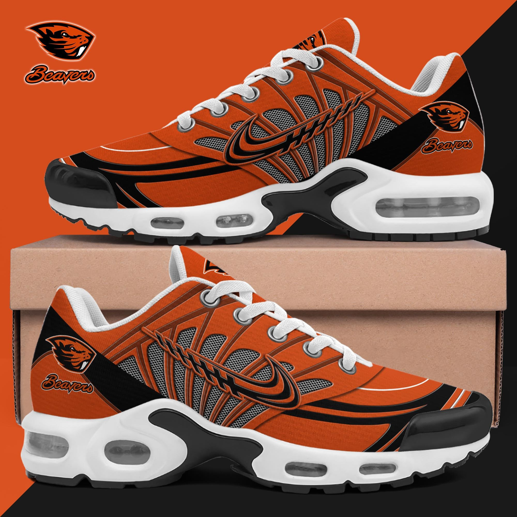 Oregon State Beavers Shoes 2026 Version Custom Name 135