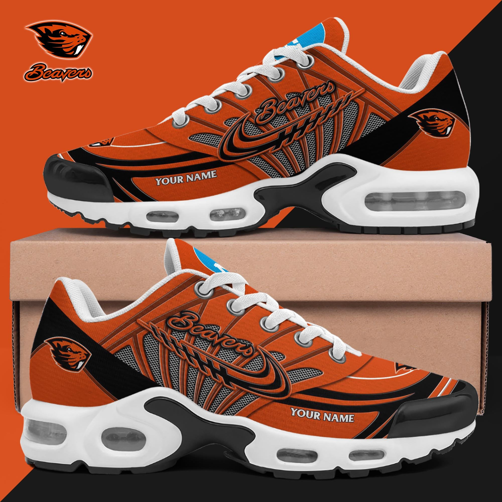 Oregon State Beavers Shoes 2026 Version Custom Your Name