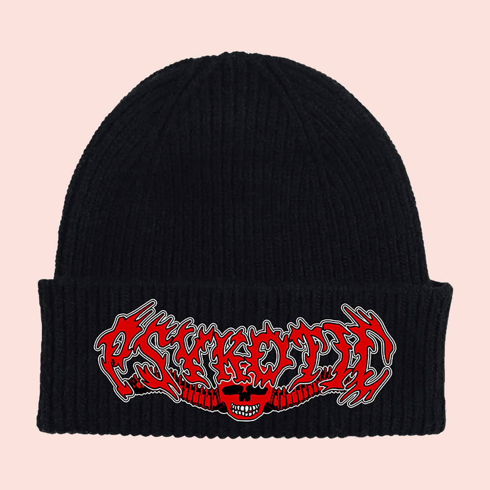 OsamaSon Merch Psykotic Black Beanie Osamason Psykotic Tour Merch Gifts For Rap Lovers