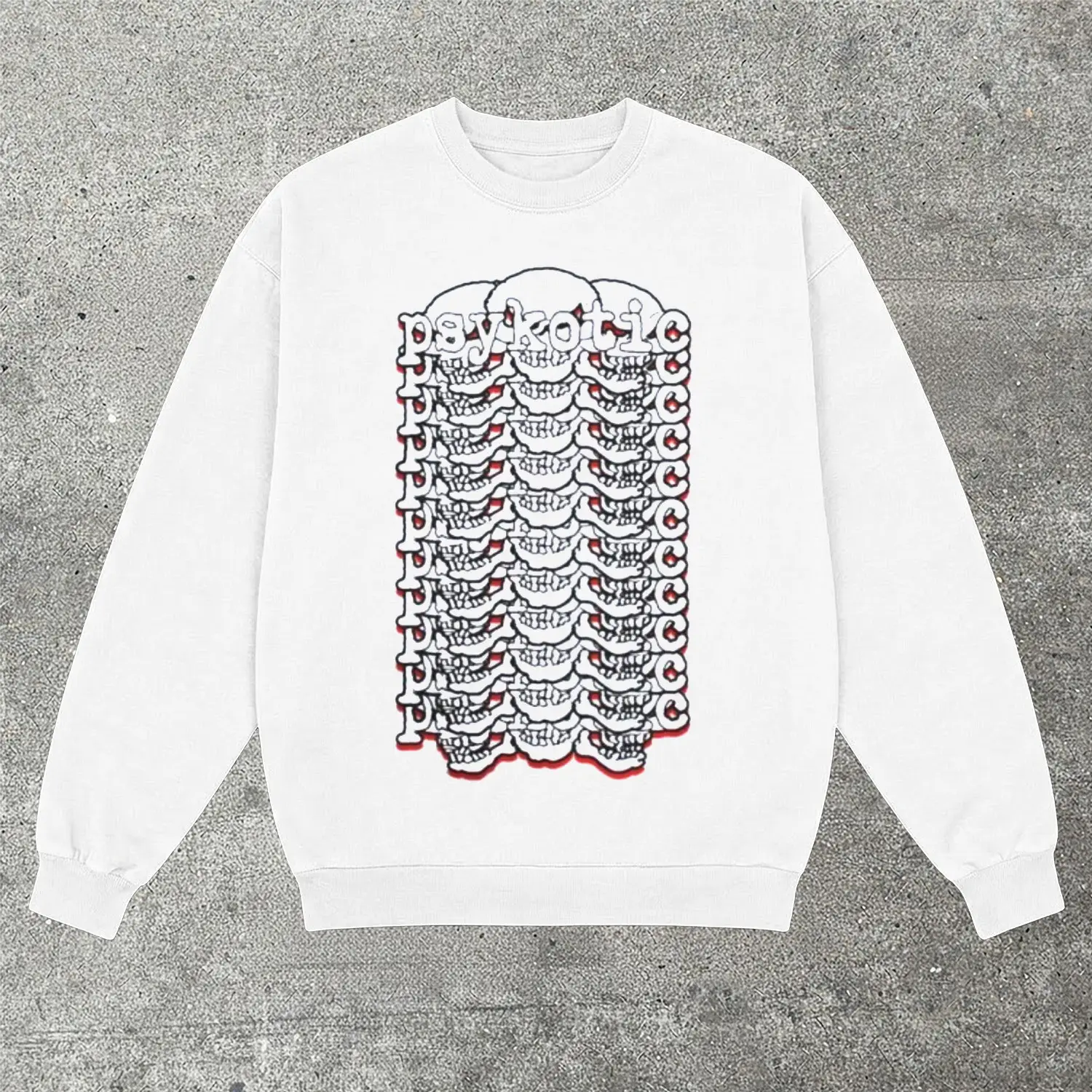 Osamason Psykotic Skull Sweatshirt Trending Hip Hop Rap Artist Merch Best Gift For Music Lovers