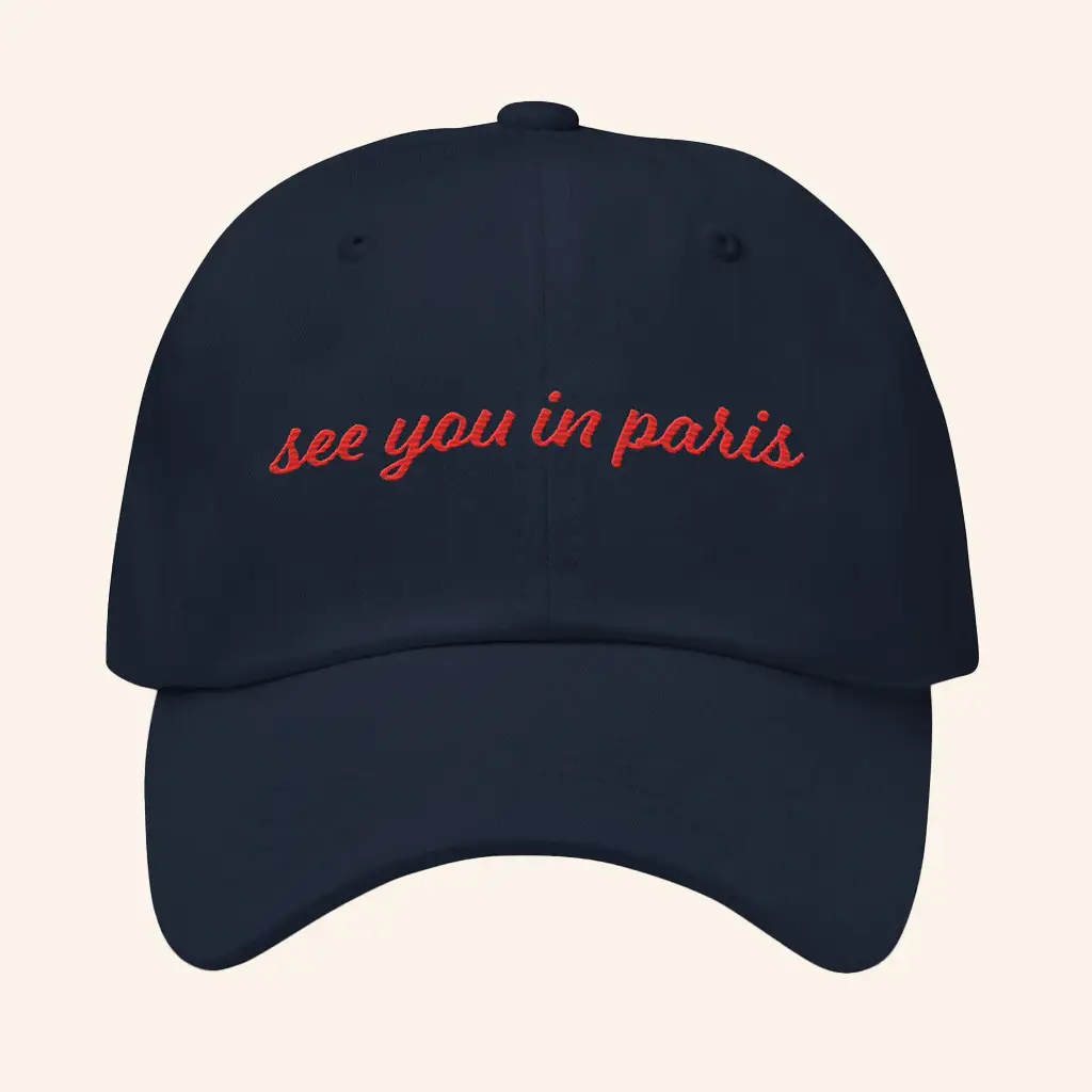 Otium Merch See You In Paris Hat Embroidered Christmas Gifts For Dad -WearandDecor