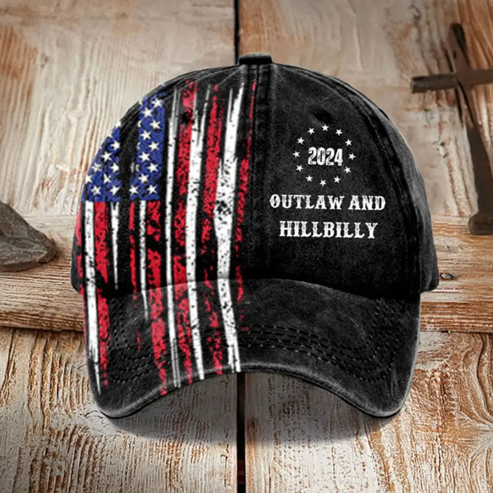 Outlaw And Hillbilly 2024 Hat Vote Trump Vance Hat Gifts For Father In Law