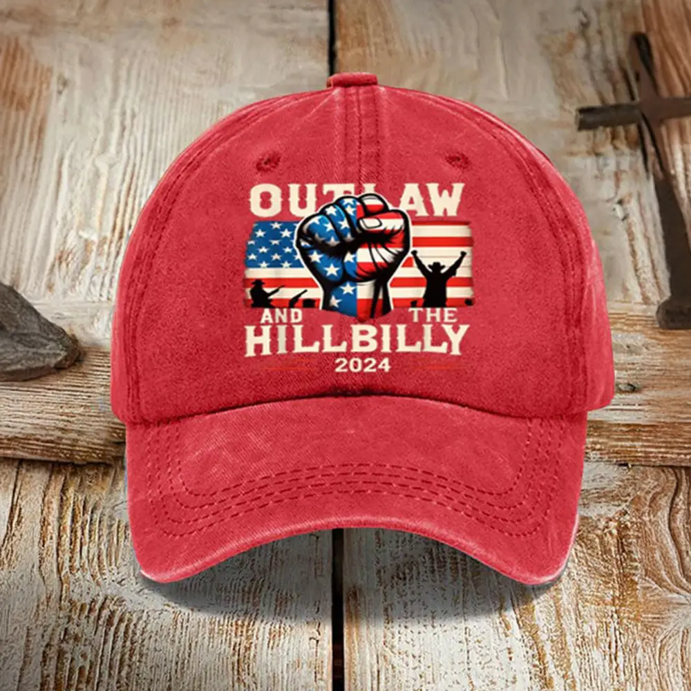 Outlaw And The Hillbilly 2024 Hat Vote For Trump Vance Merch Gifts For Boyfriend Outlaw And The Hillbilly 2024 Hat Vote For Trump Vance Merch Gifts For Boyfriend - Image 1
