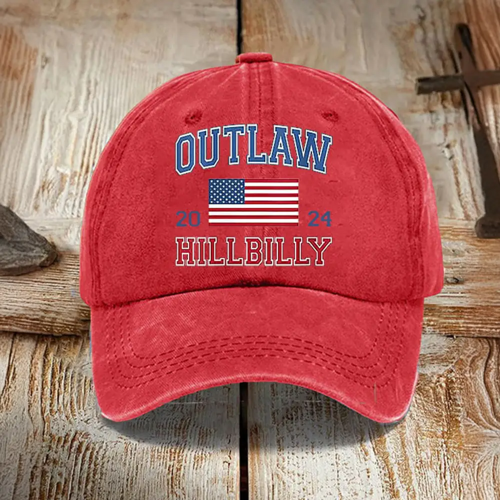 Outlaw Hillbilly 2024 Hat Support Trump Vance Hat Gifts For Republicans