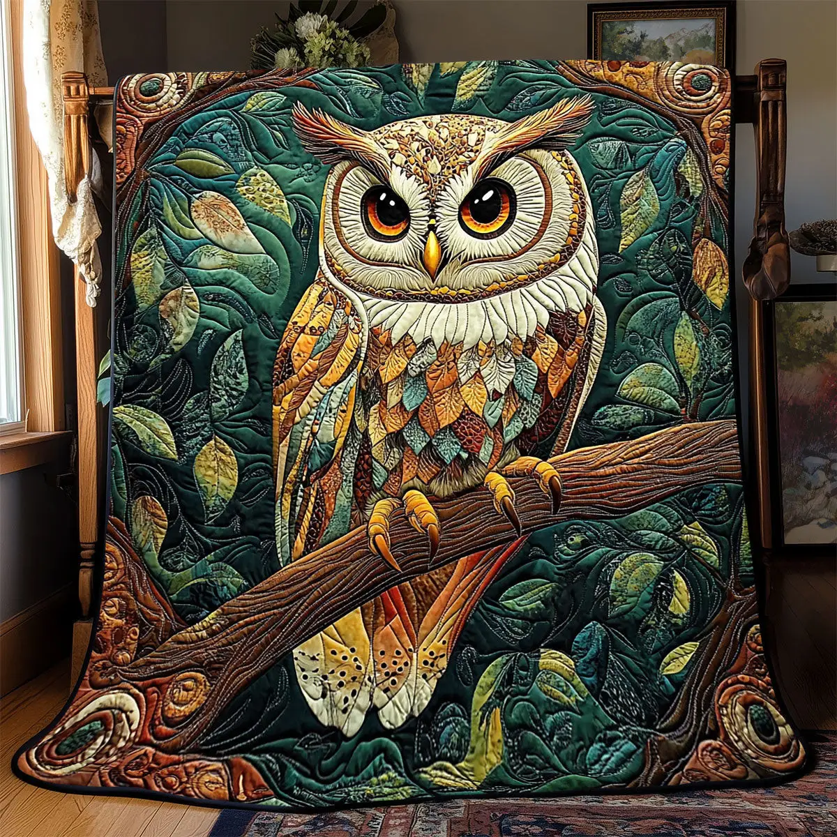 Owl Quilt Best Throw Blanket Birthday Presents For Mum
