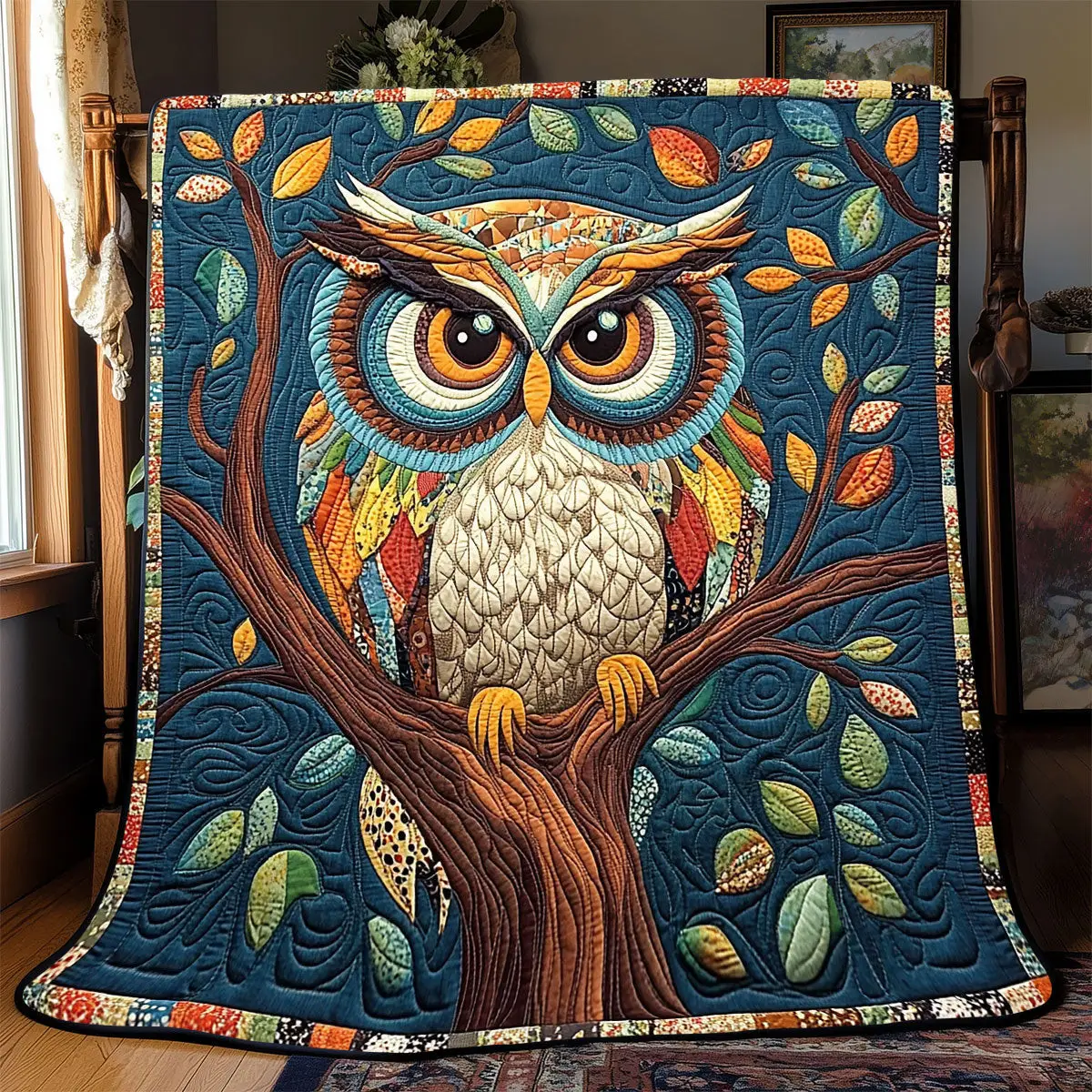 Owl Quilt Blanket For Couch Mother's Day Gifts For Daughter