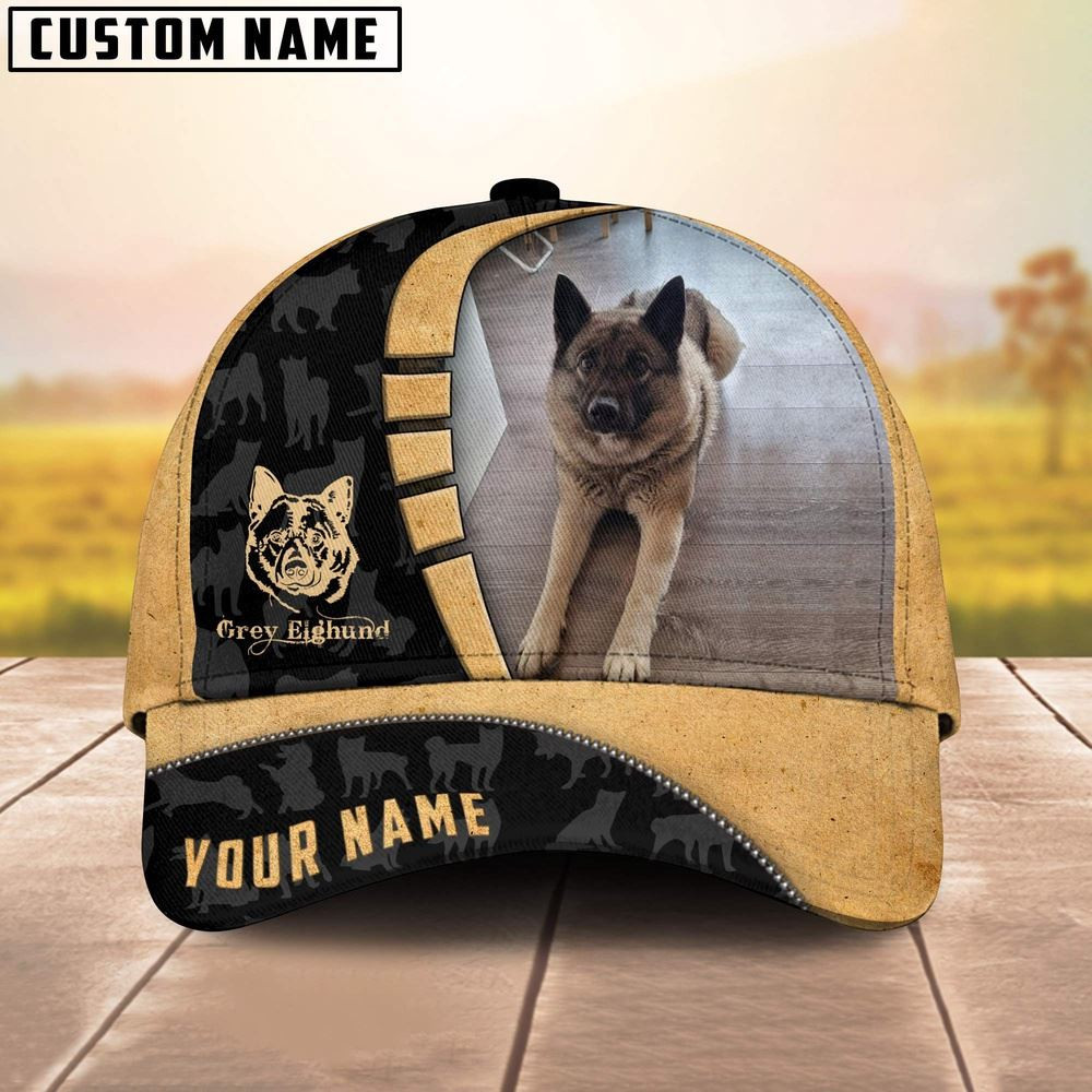 Oycorners Custom Name Grey Elghund 3d Cap Farm Cap Farmer Baseball Cap Gift For Farmer