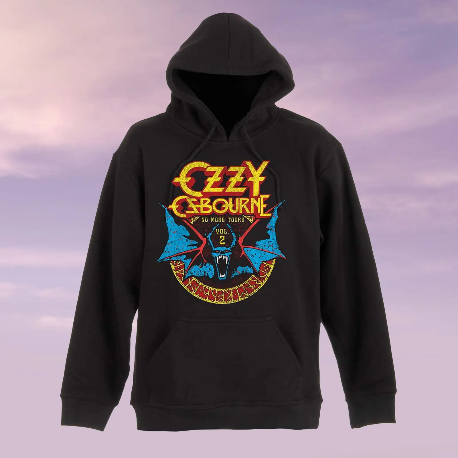 Ozzy Osbourne Bat Circle Pull Over Hoodie Cool Clothing Unique Gifts For Brother