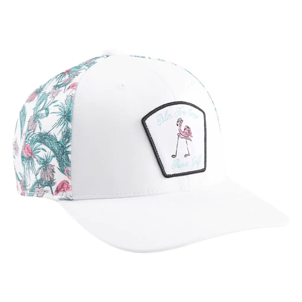Palm Tree Crew Flamingo PTC Hat Puma Gift for Girlfriend Summer Vibe Cap -WearandDecor Palm Tree Crew Flamingo PTC Hat Puma Gift for Girlfriend Summer Vibe Cap -WearandDecor - Image 1