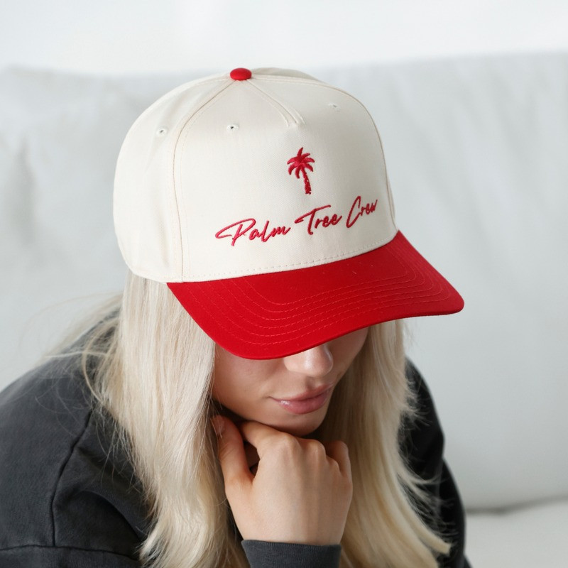 Palm Tree Crew Hat 2026 Trendy Vacation Trucker Cap Good Summer Gift Ideas For Sister