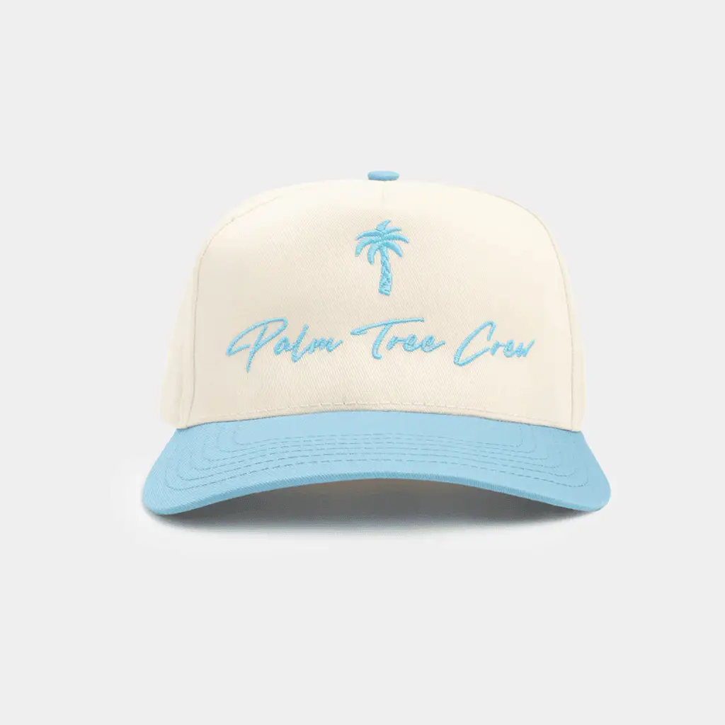 Palm Tree Crew Hat Summer Gift for Boyfriend Casual Beach Trucker Hat -WearandDecor