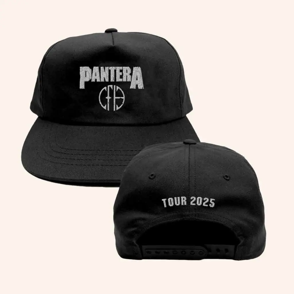 Pantera Merch Pantera Tour 2025 Snapback Hat Best Gifts For Music Lovers -WearandDecor