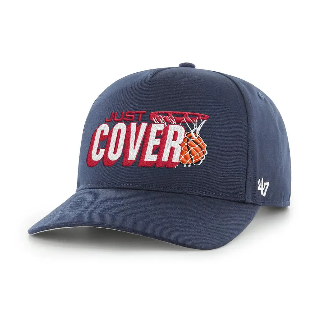 Pardon My Take Merch Just Cover Basketball x 47 Embroidered Hat Basketball Enthusiast Gifts - Wear&Decor