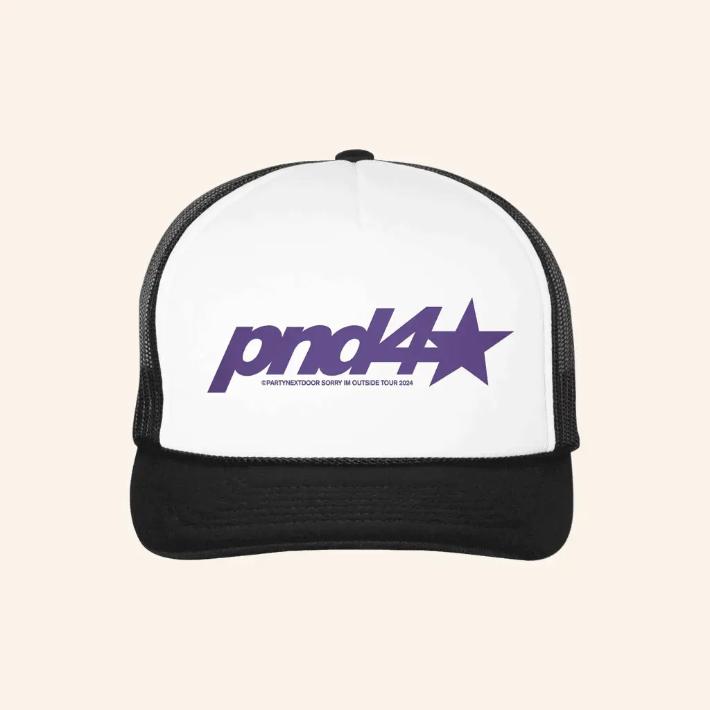 Party Next Door Merch Pnd4 Trucker Hat Gifts For Friends -WearandDecor Party Next Door Merch Pnd4 Trucker Hat Gifts For Friends -WearandDecor - Image 1