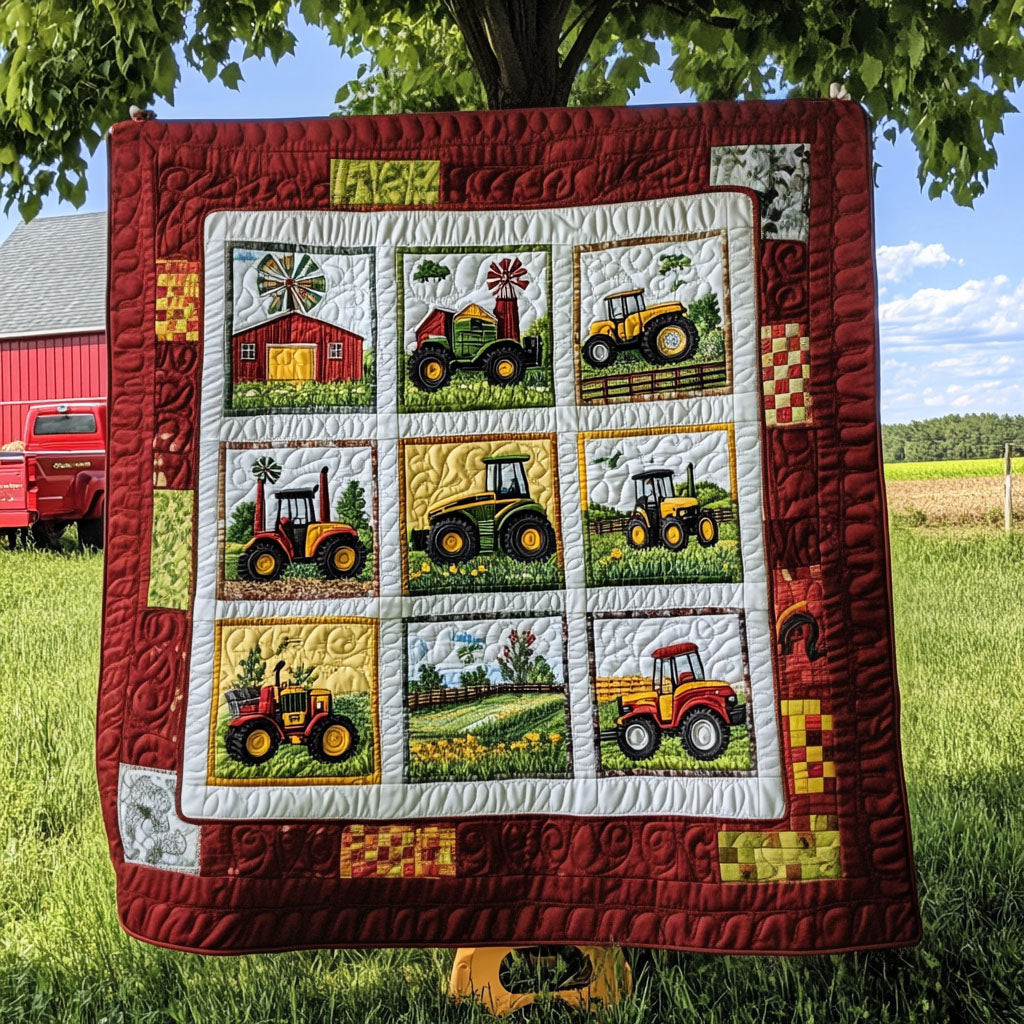 Pasture of Paradise Quilted Blanket Bed Christmas Decor Gift Ideas For Farmers