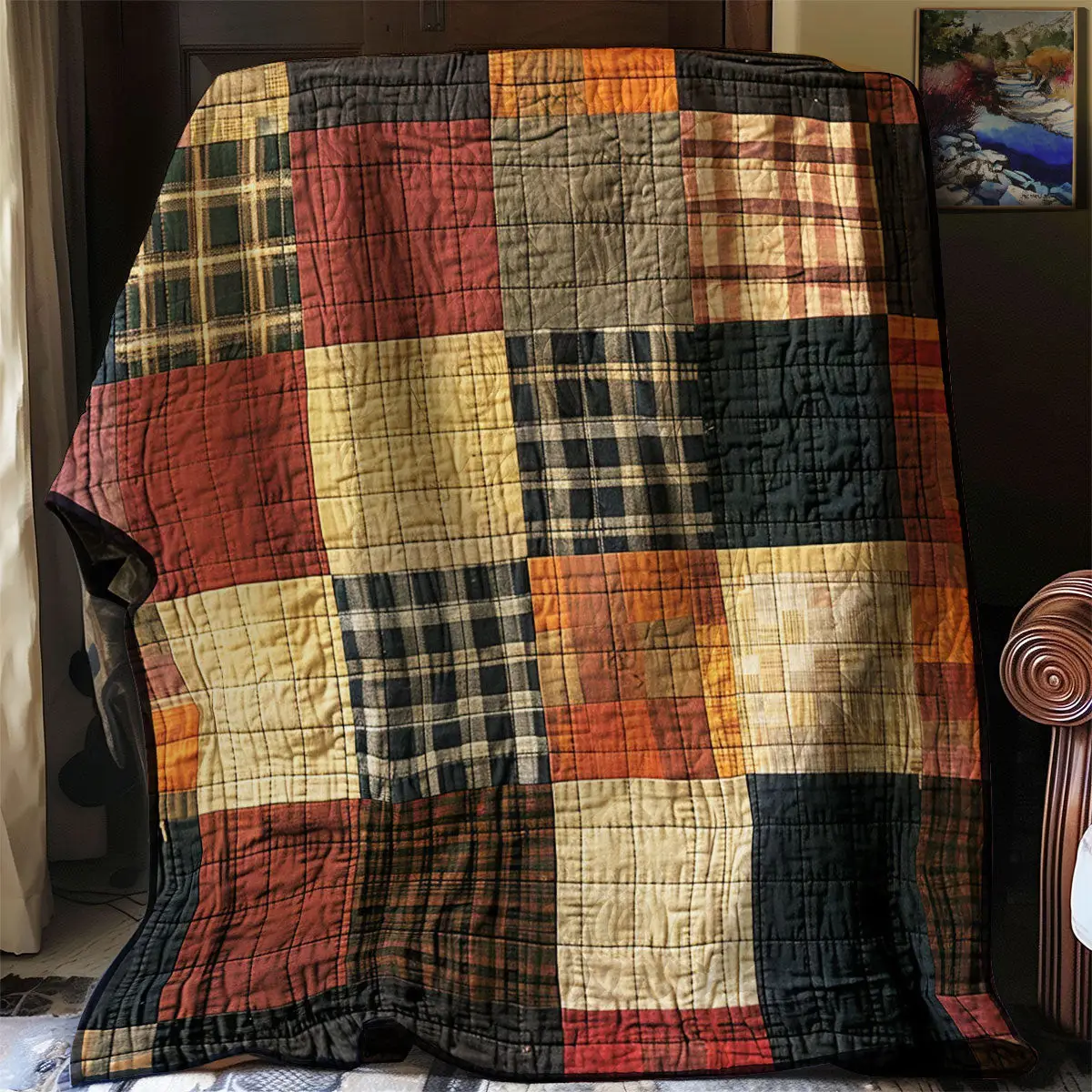 Patchwork Quilt Easter Throw Blanket Best Mother's Day From For Daughter
