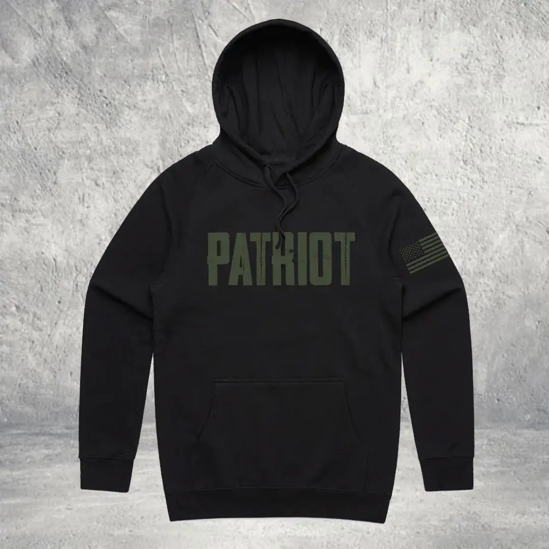 Patriot Gear Merch OG Patriot Hoodie USA Flag Print Gift for Patriots