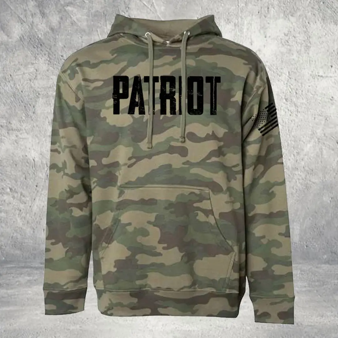 Patriot Gear Merch Patriot Camo Hoodie US Marine Corps Gift Ideas for Veterans