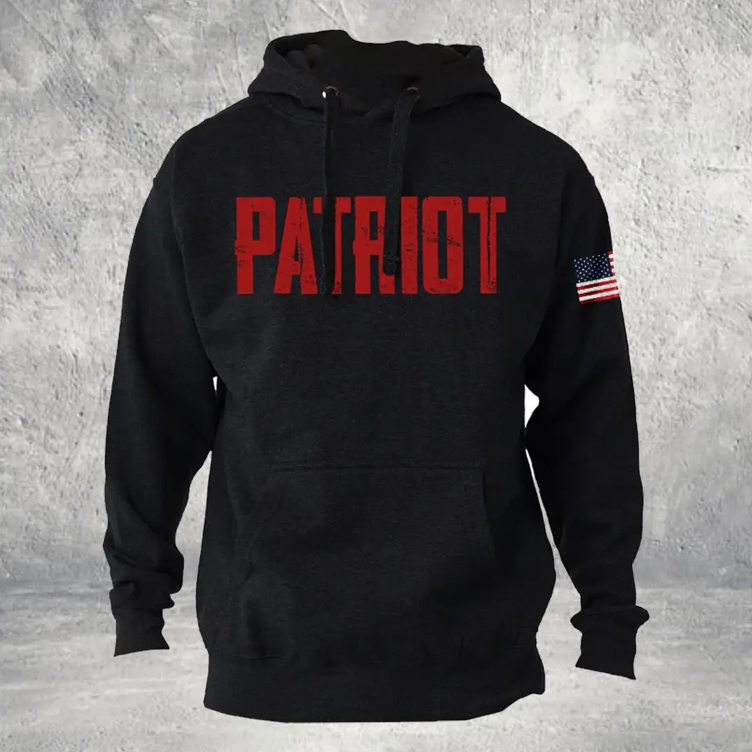 Patriot Gear Merch Red Dawn Hoodie USA Flag Print US Marines Corps Gift for Dad
