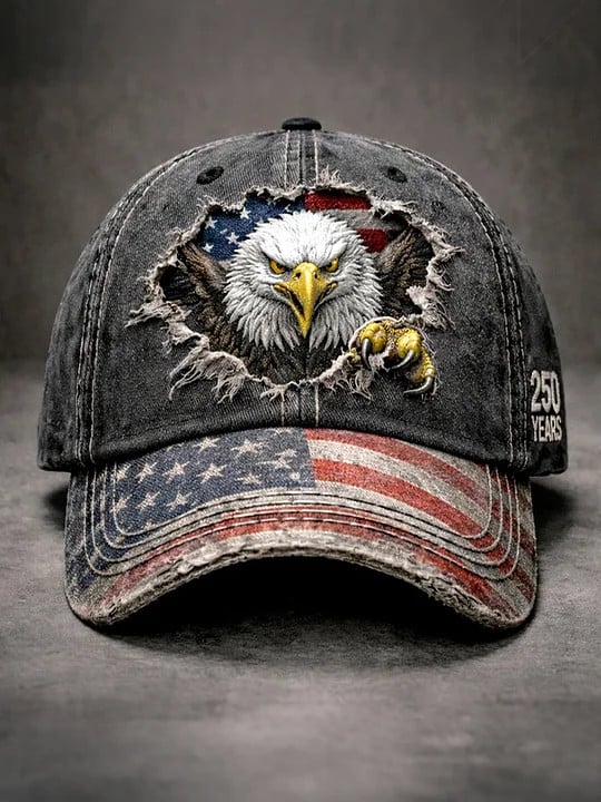 Patriotic 250 Years Of America Baseball Cap Independence Day 1776 2026 Hat Gift For Dad