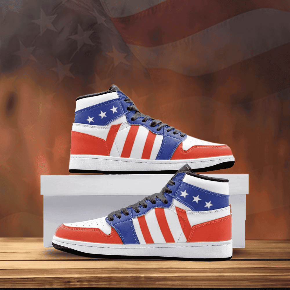 Patriotic Shoes America Patriots Sneakers Liberty Merchandise Gifts For Men Women -WearandDecor