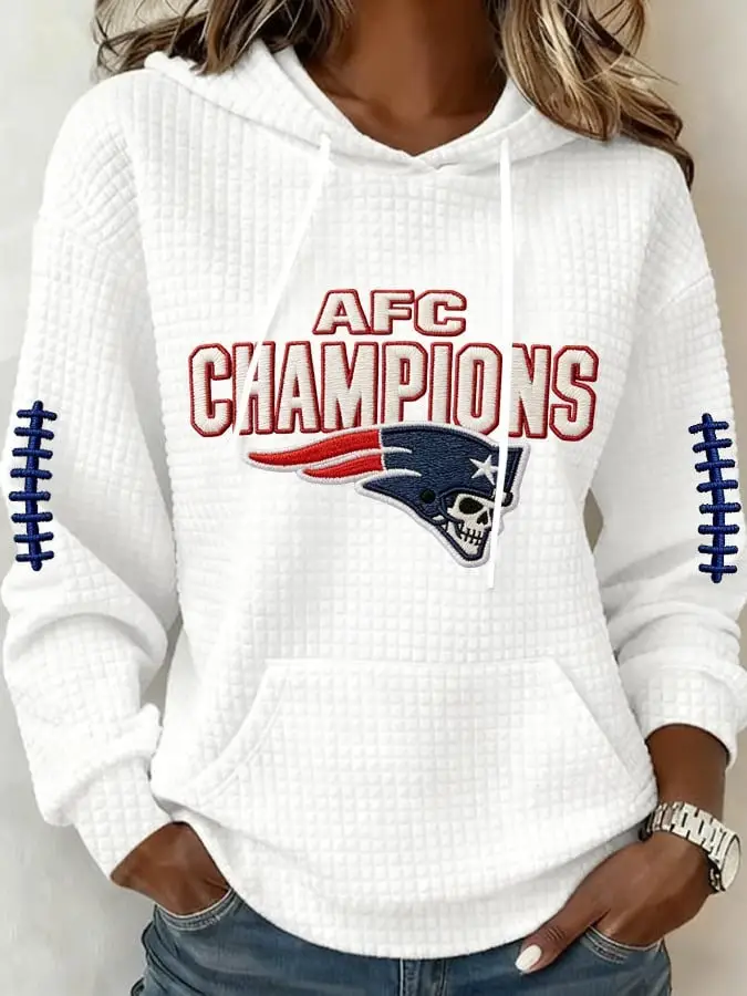 Patriots AFC Championship Hoodie Patriots Super Bowl Items Gift for NE Fans