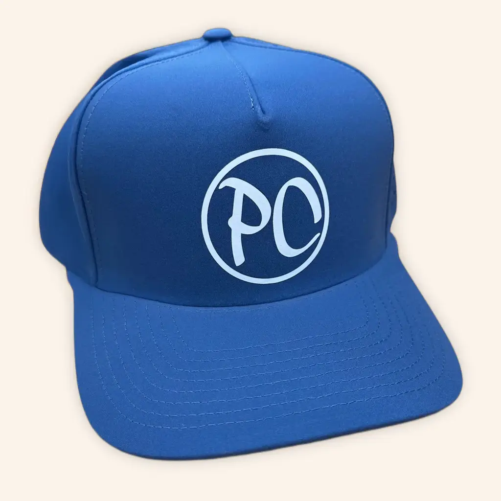 Paul Cuffaro Merch Blue PC Snapback Hat Gift Ideas For Brother