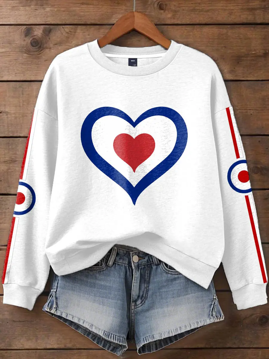 Paul Weller Merch Mods Hearted Shape Sweatshirt Unique Presents For Mother